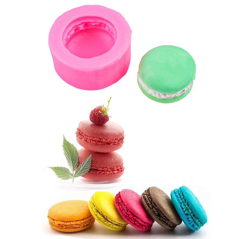 Candle Supplies Eu - 3D Macaron Fondan Silikon Kalıp Kek