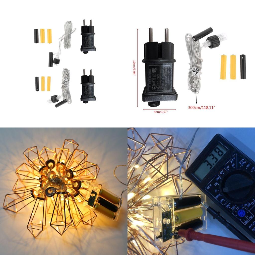 Candle Supplies Eu - AA AAA Pil Adaptörü, 2x 3x