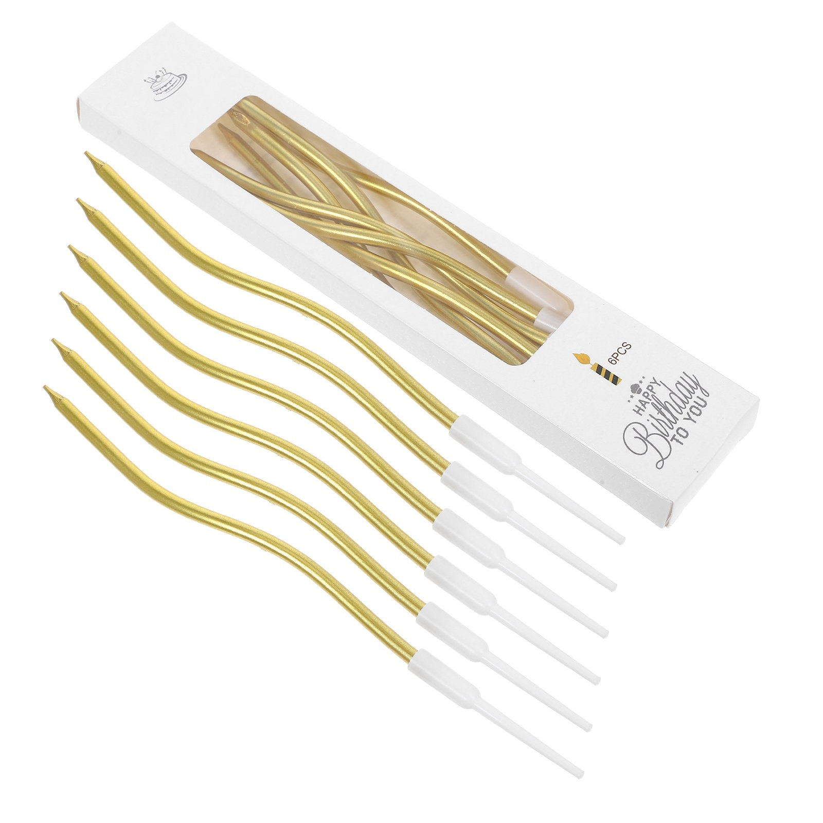 Candle Supply - 72 Adet Spiral Şekilli Doğum Günü