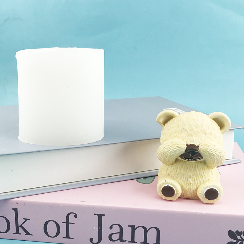 Gözleri bağlı küçük ayı siliko - Candle Supplies Eu incelemesi ve fiyatı