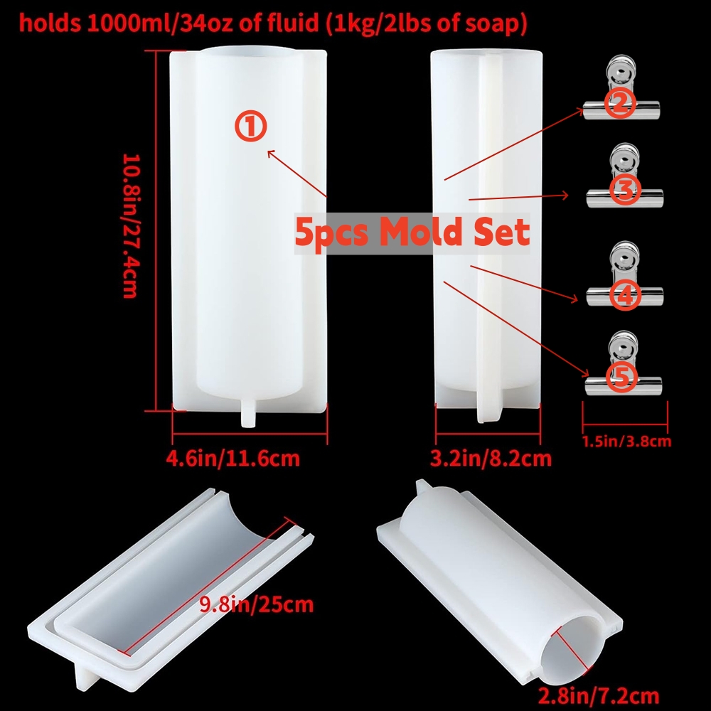 Klipsli Büyük Silindir Tüp Sab - Candle Supplies Wholesale incelemesi ve fiyatı