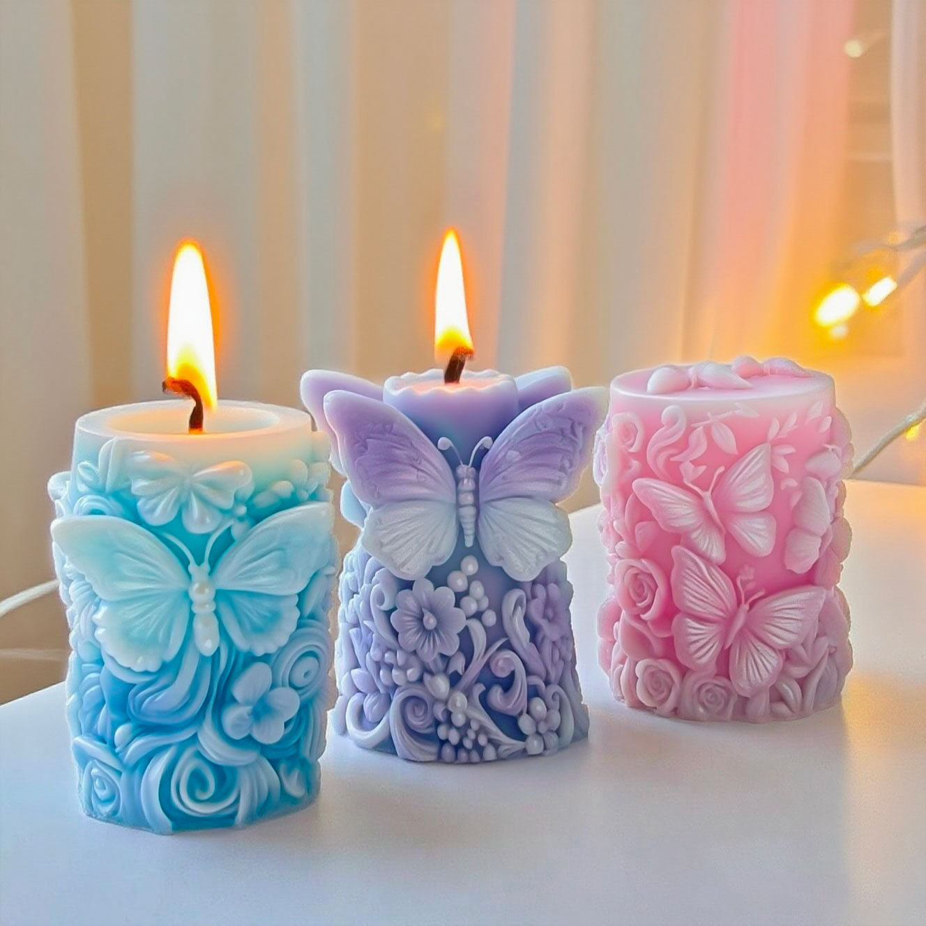 3D Kelebek Çiçekler Rölyef Sil - Candle Making Supplies For Beginners incelemesi ve fiyatı