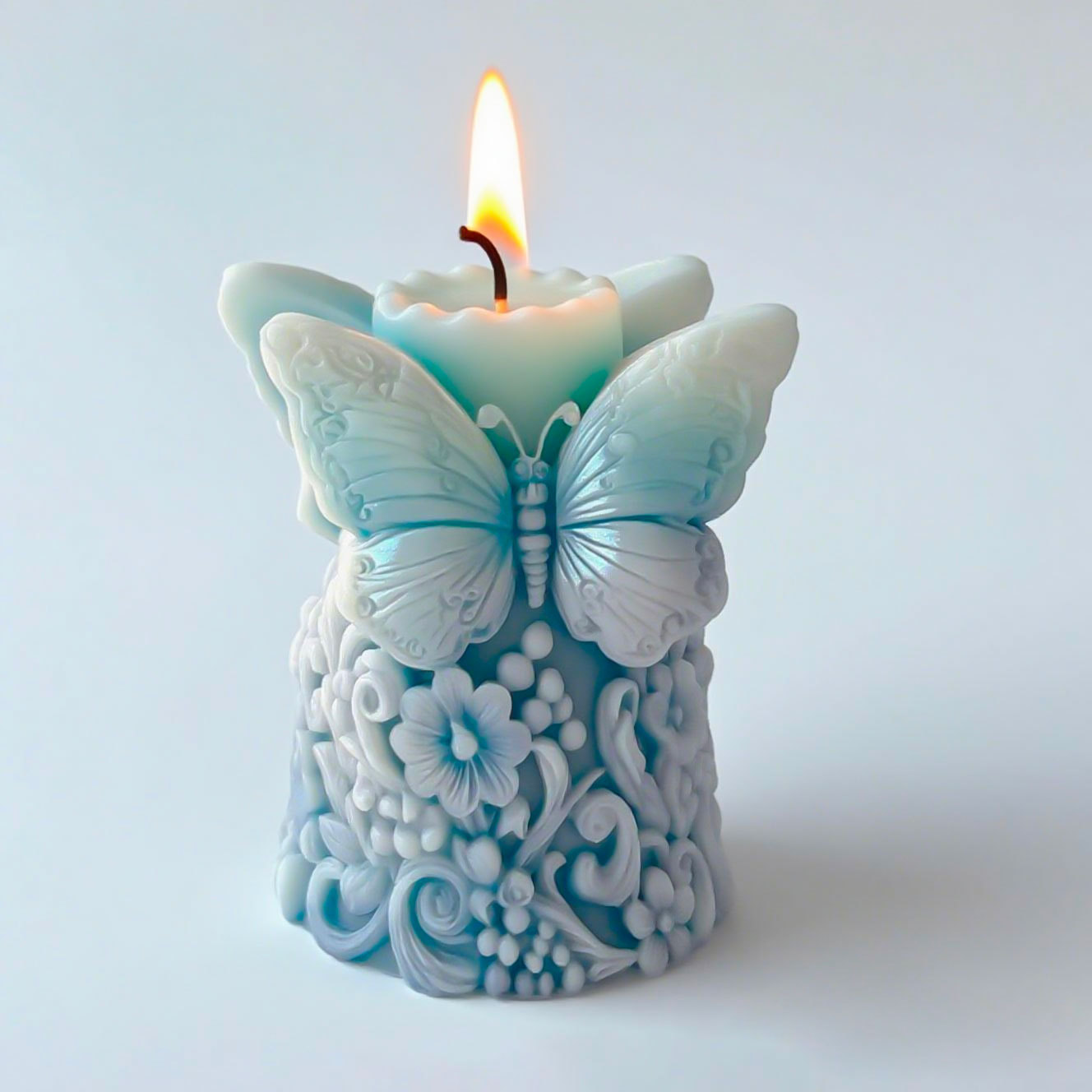 3D Kelebek Çiçekler Rölyef Sil - Candle Making Supplies For Beginners incelemesi ve fiyatı
