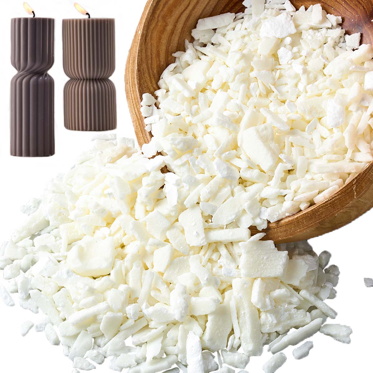 1 Pound Saf Beyaz Soya Balmumu - Candle Supplies Wholesale incelemesi ve fiyatı