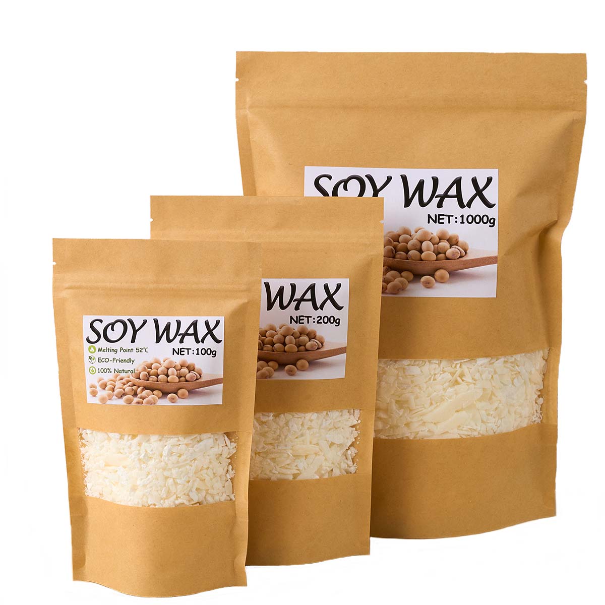 1 Pound Saf Beyaz Soya Balmumu - Candle Supplies Wholesale incelemesi ve fiyatı