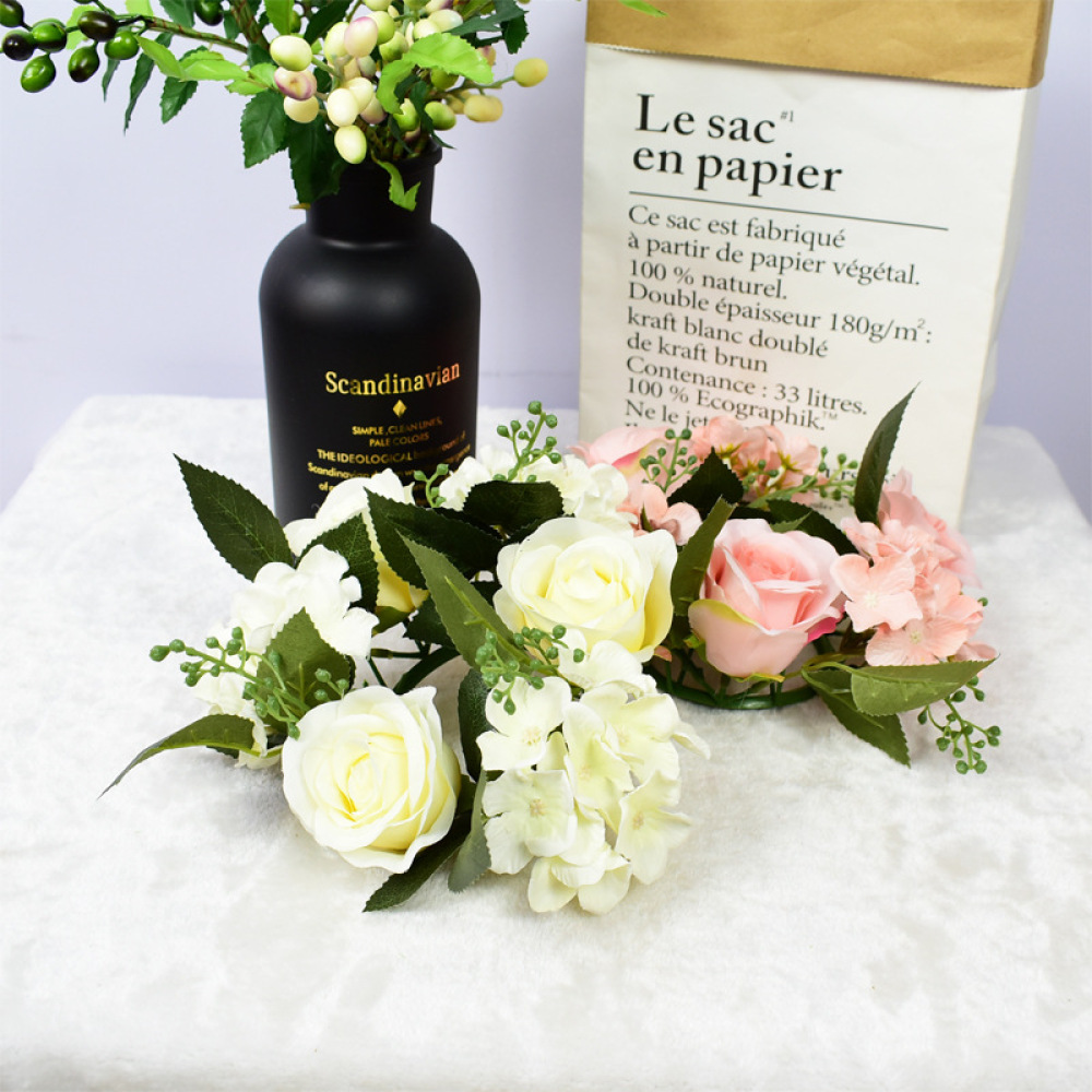 Gerçekçi Gül Çelengi Çiçek Dek - Candle Supplies Luxury incelemesi ve fiyatı